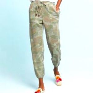 Anthropologie Camo Joggers